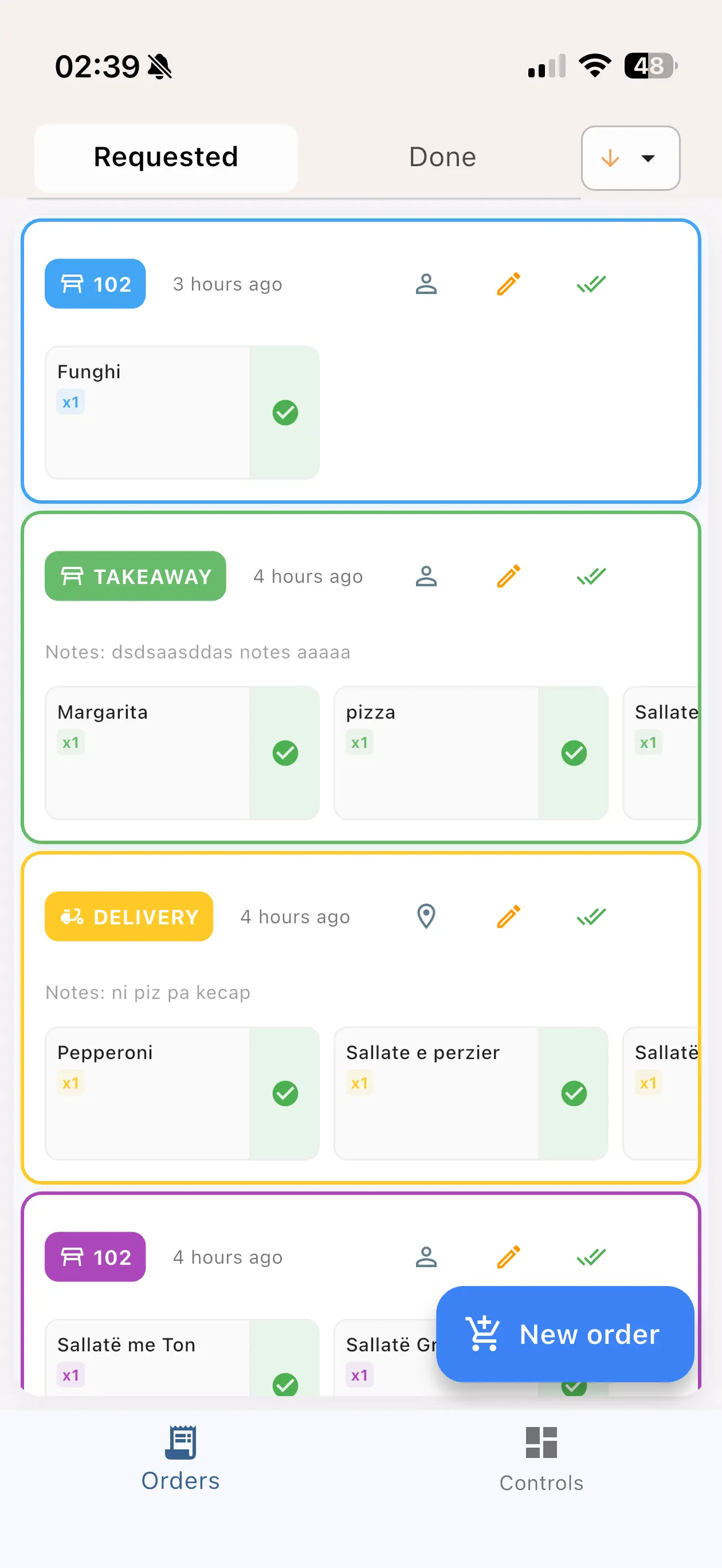 Табла со нарачки